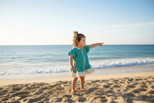 Salida de baño - Cover Up Turquesa