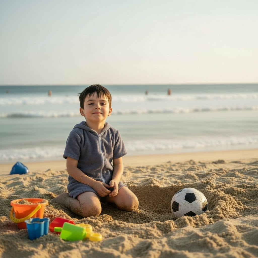 Salida de baño - Cover Up Azul