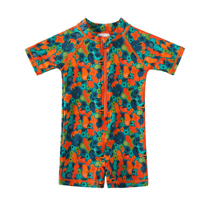 Traje de baño Enterito Olas de Color