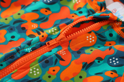 Traje de baño manga larga Olas de Color