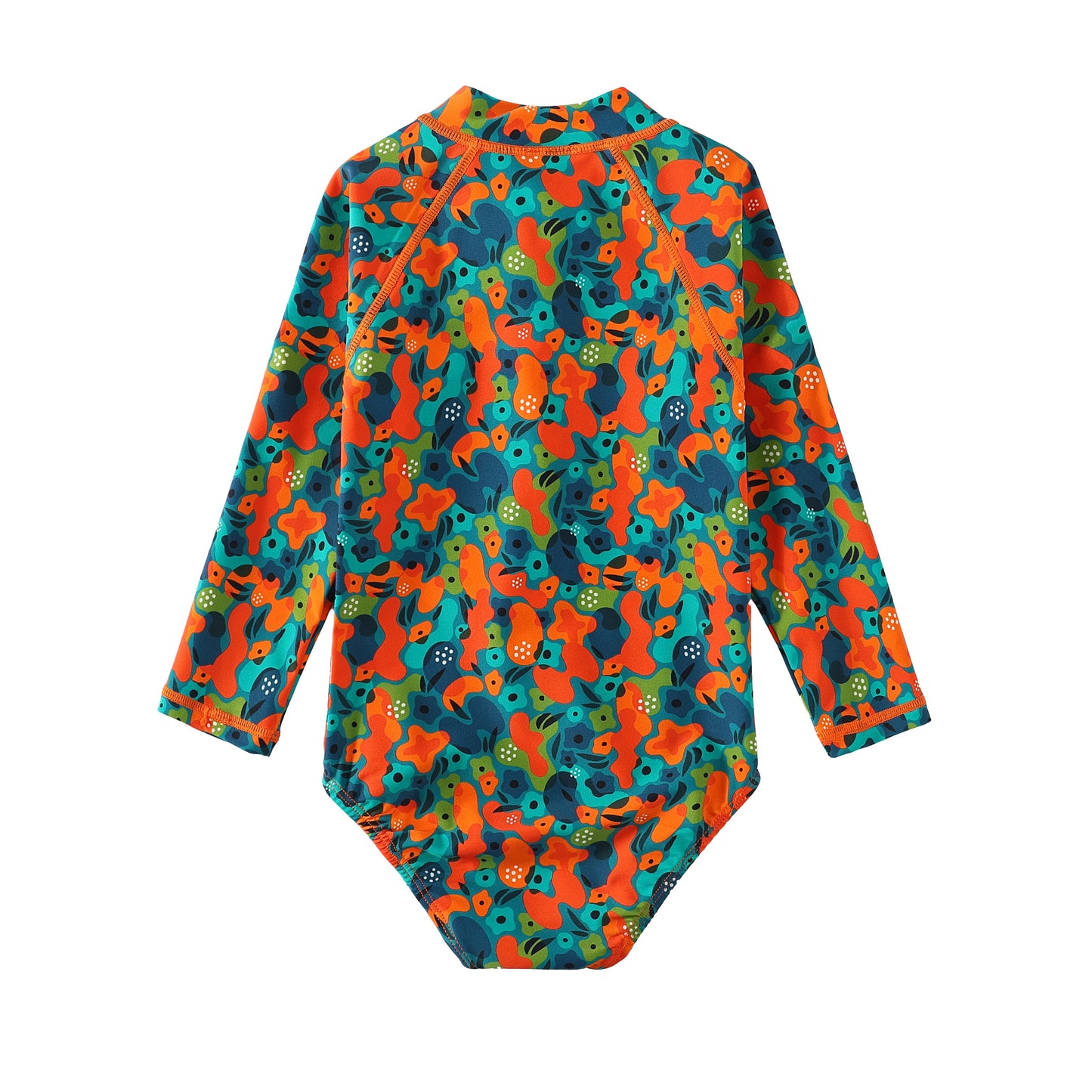 Traje de baño manga larga Olas de Color