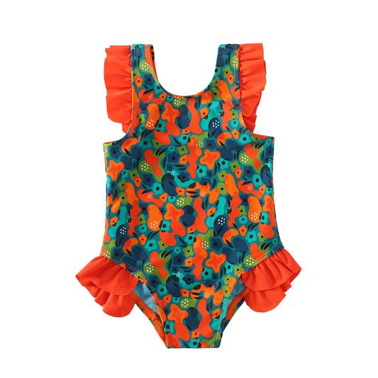 Traje de baño sin mangas Olas de Color