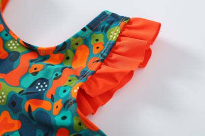 Traje de baño sin mangas Olas de Color