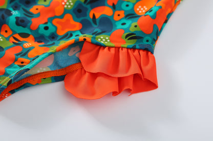 Traje de baño sin mangas Olas de Color